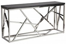 консоль geometric 180x50x90 металл, черная столешница в Костроме