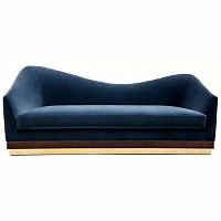 диван hughes sofa прямой синий в Костроме