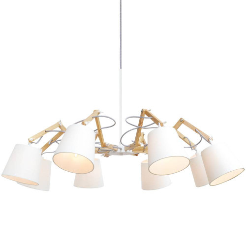 подвесная люстра arte lamp pinoccio a5700lm-8wh в Костроме