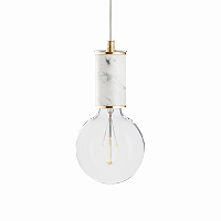 подвесной светильник marmor glans bianco brass в Костроме