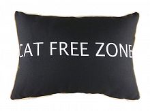 подушка с надписью cat free zone в Костроме