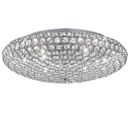 потолочный светильник ideal lux king pl9 cromo в Костроме