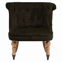 кресло amelie french country chair серо-коричневое в Костроме