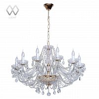 подвесная люстра mw-light каролина 6 367012812 золото в Костроме
