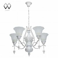 подвесная люстра mw-light версаче 639011505 белая в Костроме