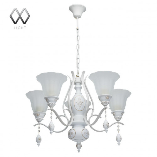 подвесная люстра mw-light версаче 639011505 белая в Костроме