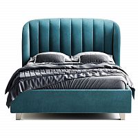 кровать двуспальная 160х200 бирюзовая tulip в Костроме