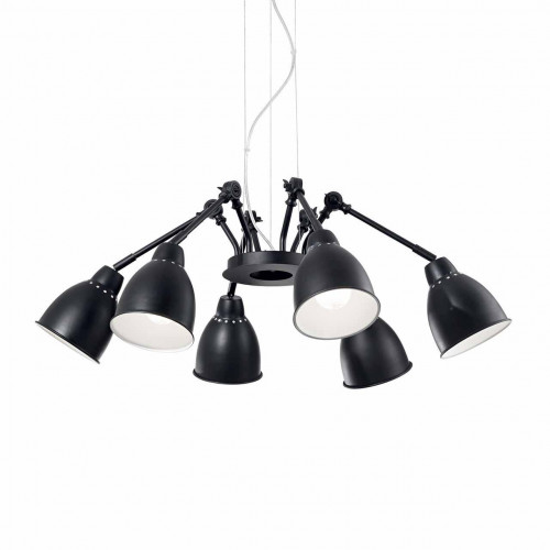 подвесная люстра ideal lux newton sp6 nero в Костроме