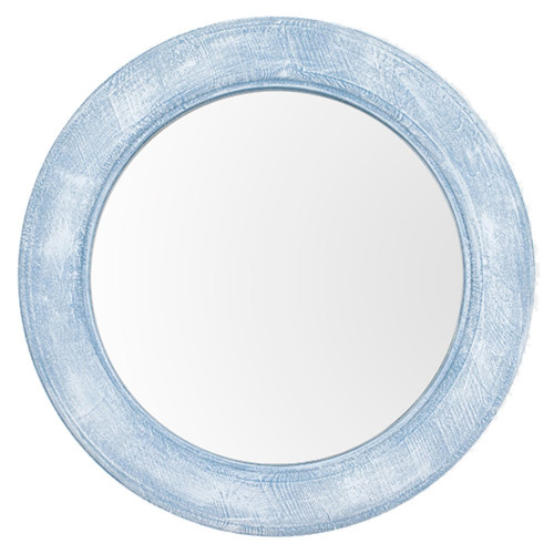 зеркало круглое голубое round window в Костроме
