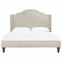 кровать двуспальная 160х200 бежевая cassis upholstered в Костроме