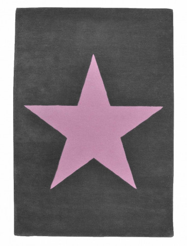 ковер wool star темно-серый-розовый в Костроме