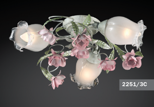 потолочная люстра odeon light ameli 2252/3c в Костроме