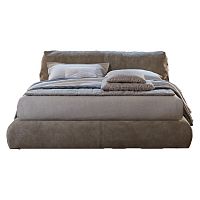 кровать двуспальная 180х200 серая sharpei в Костроме