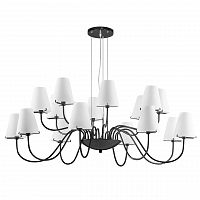подвесная люстра lightstar diafano 758167 черная в Костроме
