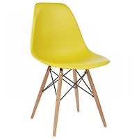 стул деревянный eames pc-015 yellow в Костроме
