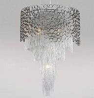 подвесной светильник crystal lux hauberk sp-pl8 d60 матовый никель в Костроме