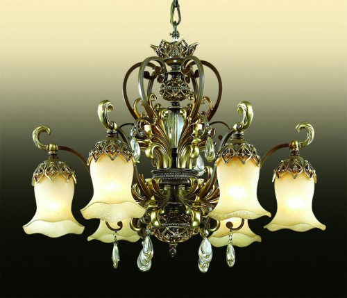 подвесная люстра odeon light safira 2802/6 в Костроме