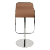 барный стул lem style piston stool коричневая кожа в Костроме