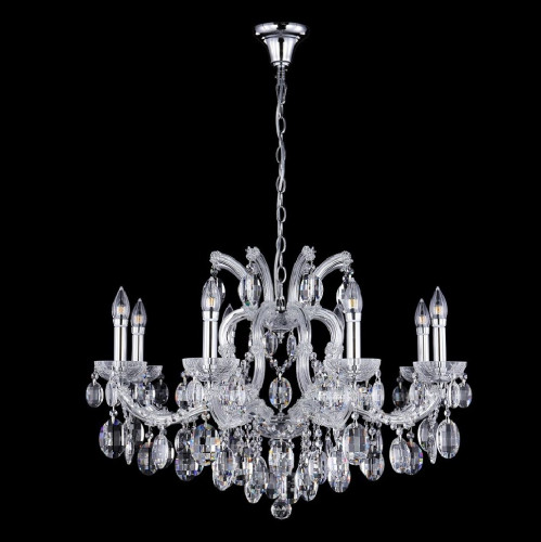 подвесная люстра crystal lux hollywood sp8 chrome в Костроме