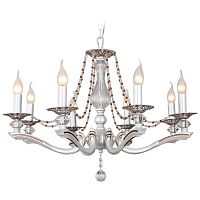 подвесная люстра idlamp eloisa 259/8-whiteplatina в Костроме