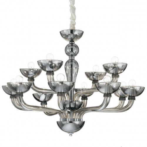 подвесная люстра ideal lux casanova sp12 fume в Костроме