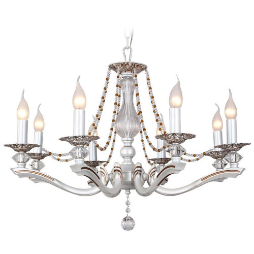 подвесная люстра idlamp eloisa 259/8-whiteplatina в Костроме