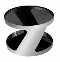 столик журнальный free spirit black silver хром в Костроме