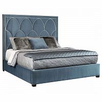 кровать двуспальная 180х200 голубая petals queen в Костроме