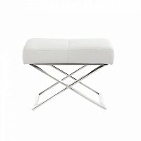 табурет aster x stool белая кожа класса премиум в Костроме