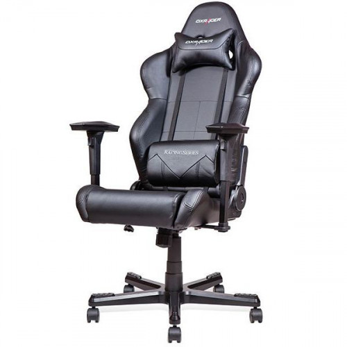 кресло геймерское dxracer racing черно-серое в Костроме