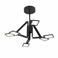 подвесная светодиодная люстра st luce teocoli sl841.402.06 черная в Костроме