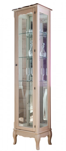 витрина mobilier de maison узкая высокая бежевая в Костроме
