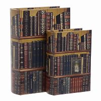 шкатулки-книги, набор из 2 шт. мультиколор в Костроме