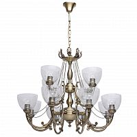 подвесная люстра mw-light аманда 481011712 бронза в Костроме