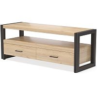 тумба под tv neo loft с двумя ящиками светло-коричневая в Костроме