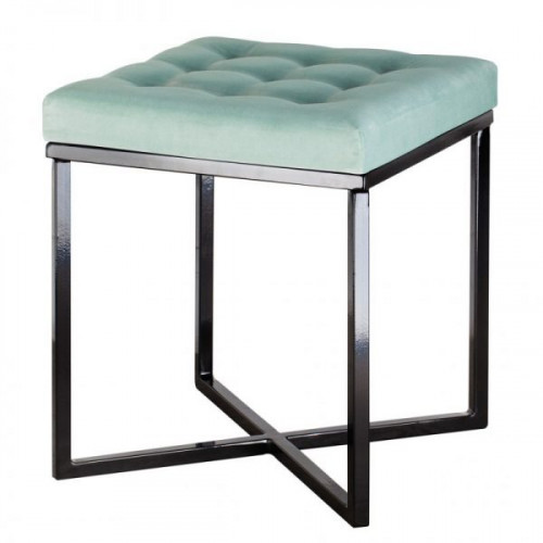 пуф голубой на черном основании в Костроме