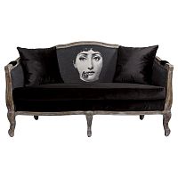 диван «комплимент» fornasetti прямой черный в Костроме