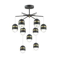 подвесная светодиодная люстра odeon light minion 4118/45cl в Костроме