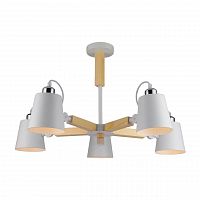 потолочная люстра arte lamp a7141pl-5wh белая в Костроме