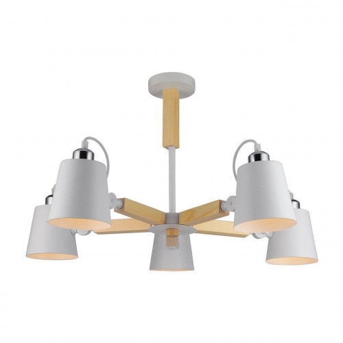 потолочная люстра arte lamp a7141pl-5wh белая в Костроме