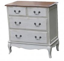 комод квадратный mobilier de maison белый, коричневый в Костроме