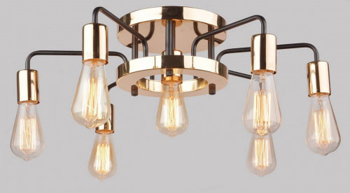 потолочная люстра arte lamp gelo a6001pl-7bk в Костроме