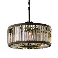 люстра welles round d50 черная, прозрачное стеко в Костроме