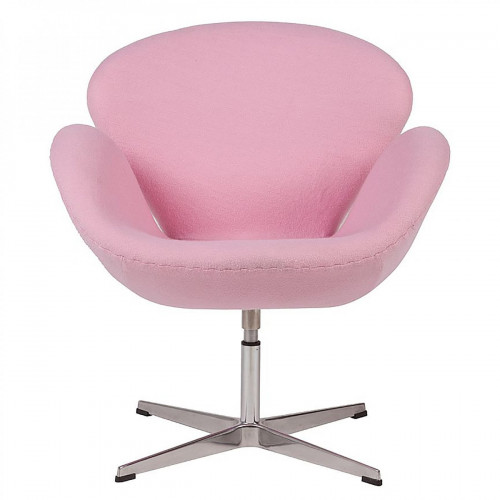 кресло swan chair светло-розовое в Костроме