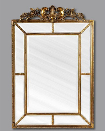 зеркало прямоугольное настенное золото ланкастер antique gold в Костроме