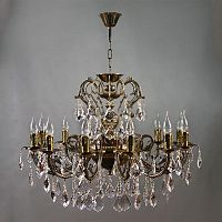 подвесная люстра ambiente alicante 8888/12 pb new leaf бронза в Костроме