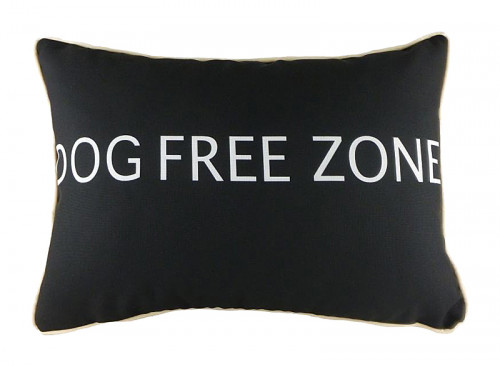 подушка с надписью dog free zone в Костроме