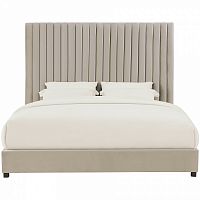 кровать двуспальная 180х200 бежево-розовая mora в Костроме