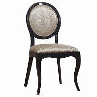 стул бархат бежевый, ножки черн. лак 98x51x51x44 в Костроме