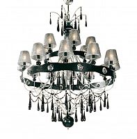 люстра 6886/12+6 v2515 от mm lampadari черная/серая в Костроме
